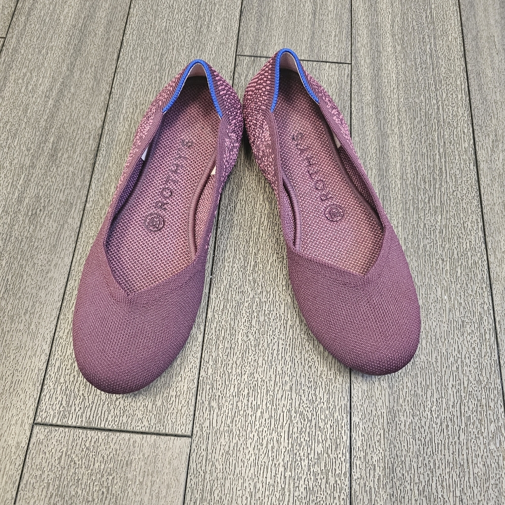 Rothy's Retired Women's Fig Python Round Toe Slip… - image 7